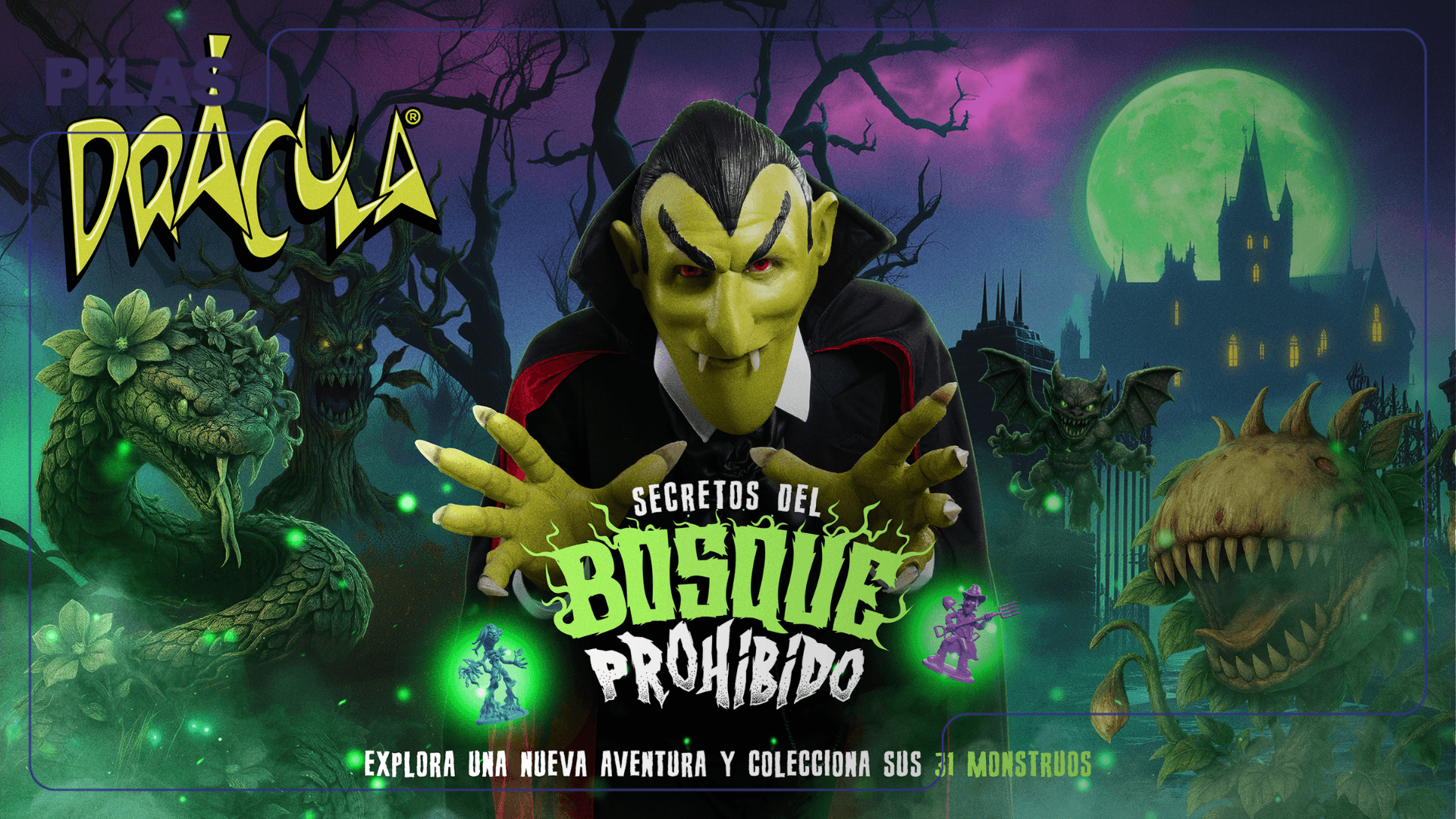 Desde 1989, la paleta Drácula se ha convertido en un ritual del Halloween colombiano. Este año estrena 31 monstruos inéditos y un universo digital inspirado en el Bosque Prohibido.